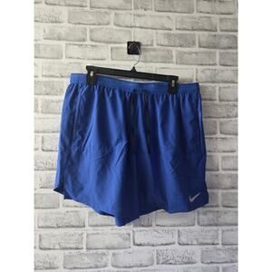 Nike Stride 2-in-1 Running Shorts FN2992-480 5" Lined Blue Men’s Size L-Tall